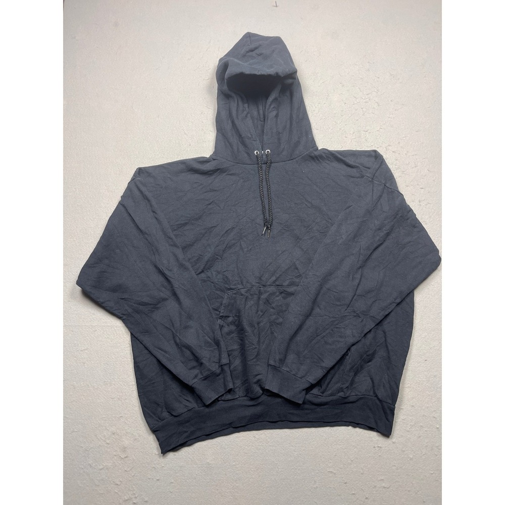 Hanes ComfortBlend Grizzly Bear Hoodie Mens 2XL Black Cotton Graphic Excellent